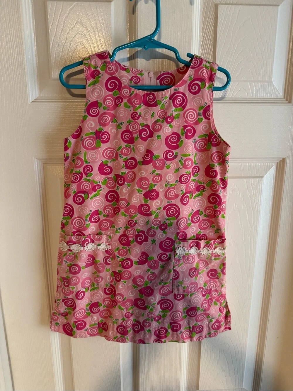 Lilly Pulitzer Pink Floral Swirl Girls Dress